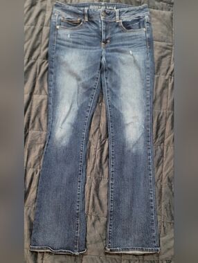 American Eagle Outfitters Blue kick boot Jeans